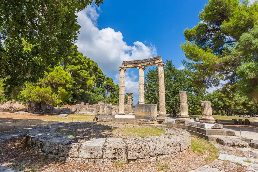 Ναός στην Αρχαία Ολυμπία